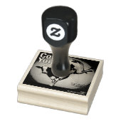 Funny Cow Pose Stamp Rubberstempel (Stempel)