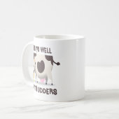 Funny Cow Pun Coffee Mok (Voorkant links)