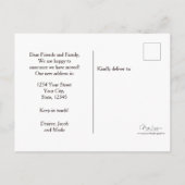 Funny Cow Rustic Country Boerderij Moving Aankondigingskaart (Achterkant)