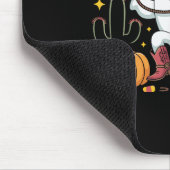 Funny Cowboy Halloween Ghost Western Fall For Spoo Muismat (Hoek)