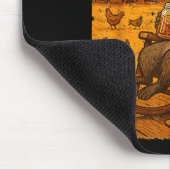 Funny Cowboy Raccoon, Y'all Mind If I Do Some Loll Muismat (Hoek)