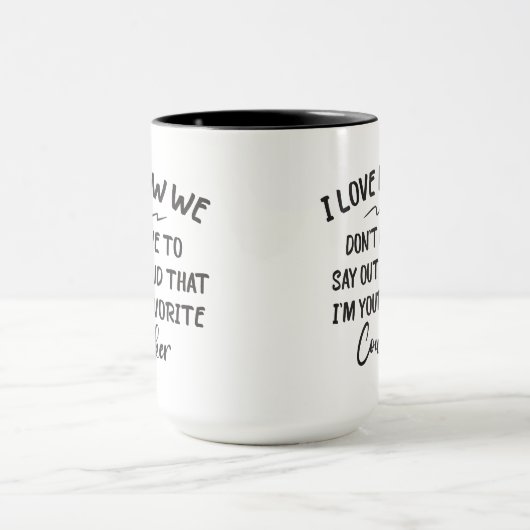 Funny Cowerker Gift, ik ben je favoriete collega. Mok (Midden)