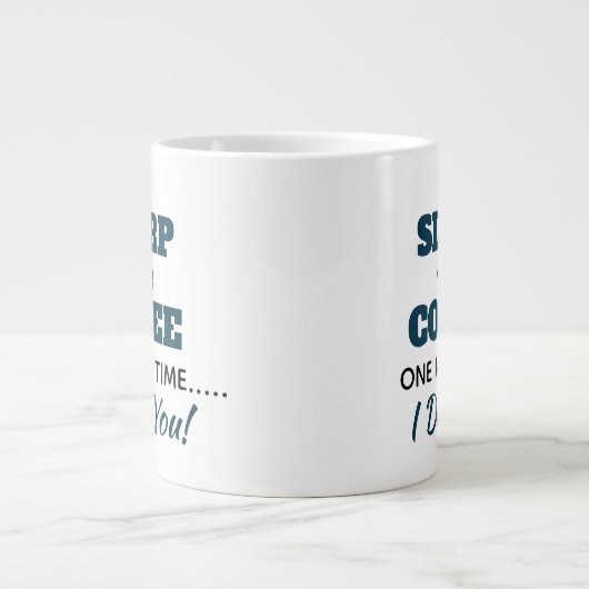 Funny Cowerker Slurp Coffee Mok (Voorkant)