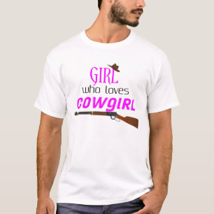 Funny cowgirl citaat t-shirt