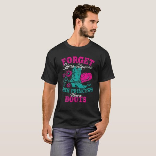 Funny Cowgirl Vrouwen Gift Cowboy Boots Line Dance T-shirt (Voorkant volledig)