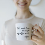 Funny Coworker cadeau Humor Trendy Grote Koffiekop<br><div class="desc">Funny Humor Trendy Coworker mok met een moderne typografie</div>