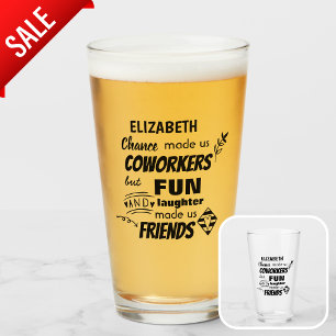 Funny COWORKER die overlijdt, Vaarwel vriend afsch Glas