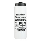 Funny COWORKER die overlijdt, Vaarwel vriend afsch Thermosbeker (Voorkant)