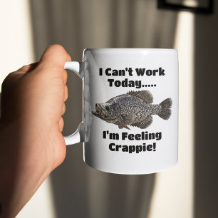 Funny Coworker Feel Crappie Gevist Pun Koffiemok