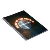 Funny Coworker Gift - Panic at the Desk Disco Ball Notitieboek (Rechterzijde)