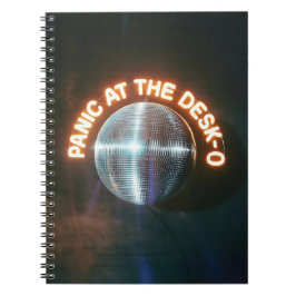 Funny Coworker Gift - Panic at the Desk Disco Ball Notitieboek