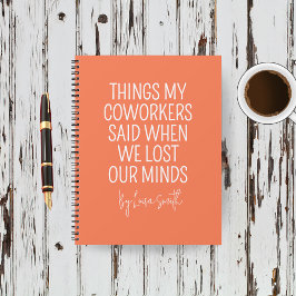 Funny Coworker Journal for Hospital Staff & Doctor Notitieboek