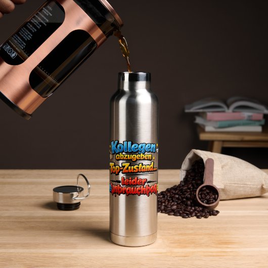 Funny Coworker Quote – Office Humor Bottle Waterfles (Koffie (Gedraaid)  )