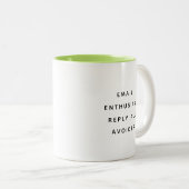 Funny Coworker Quotes Office Humor Gift Mug Tweekleurige Koffiemok (Voorkant rechts)