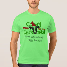 Funny Cowy-Koe voor kerstkerstmis T-shirt