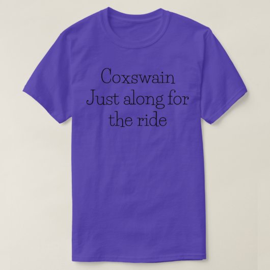 Funny Coxswin Rower 5 T-shirt (Design voorkant)