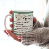 Funny Cozy Prescription Holiday Eggnog Koffiemok