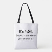 Funny Cpa Accountant Auditor Bookkeeper Tax Season Tote Bag (Achterkant)