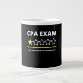 Funny CPA Exam Accountant Mannen Vrouwen Gift One  Grote Koffiekop (Voorkant)