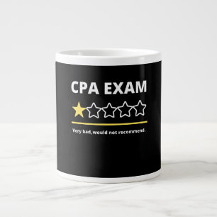 Funny CPA Exam Accountant Mannen Vrouwen Gift One  Grote Koffiekop