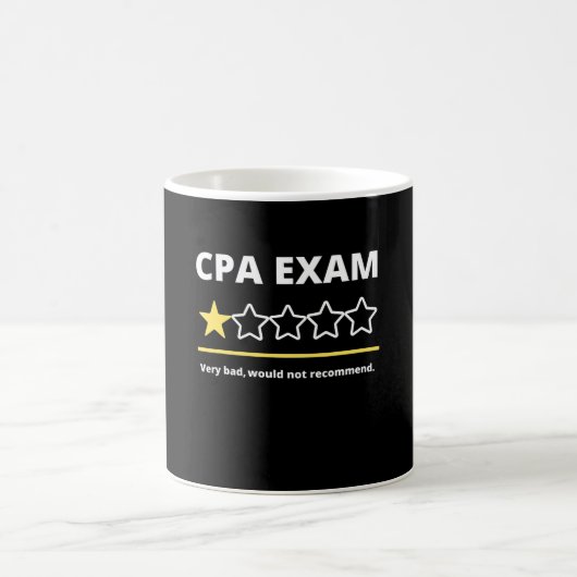 Funny CPA Exam Accountant Mannen Vrouwen Gift One Koffiemok (Center)