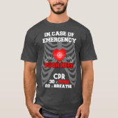 Funny Cpr Instructor First Aid for Nurses CPR T-shirt (Voorkant)