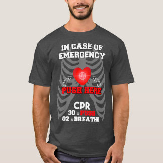 Funny Cpr Instructor First Aid for Nurses CPR T-shirt