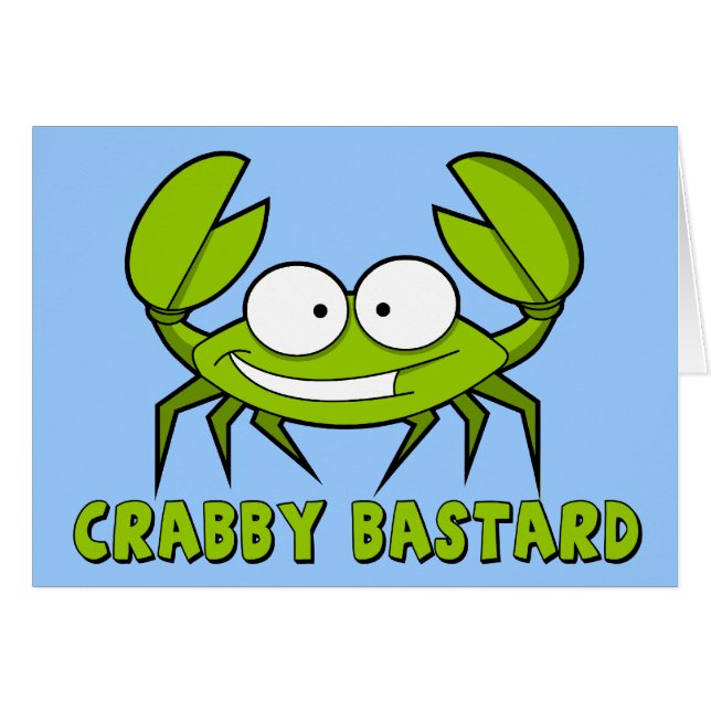 Funny crab (Voorkant Horizontaal)