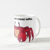 Funny Crab Coffee Mok (Voorkant rechts)