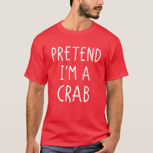 Funny Crab Halloween Costume Mannen T-shirt