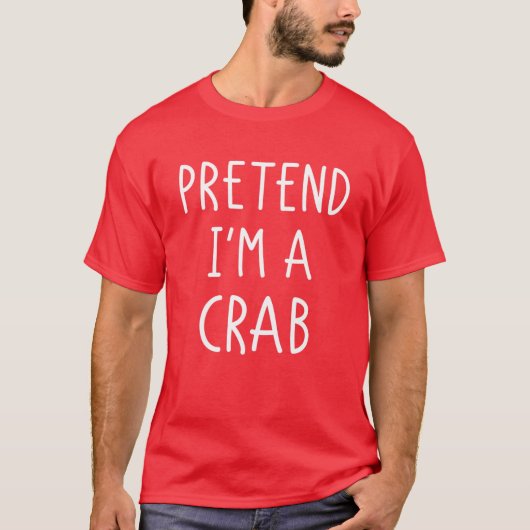 Funny Crab Halloween Costume Mannen T-shirt (Voorkant)