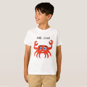 Funny Crab-illustratie T-shirt (Voorkant volledig)