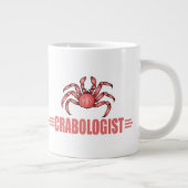 Funny Crab Lover Grote Koffiekop (Rechts)