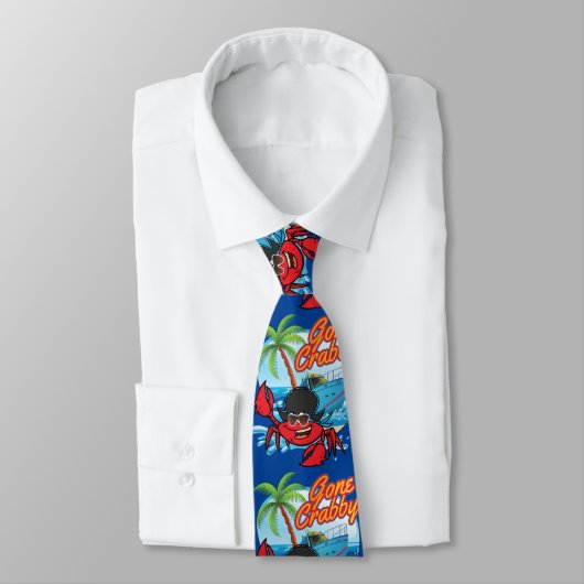 Funny Crab Necktie Stropdas (Gebonden)