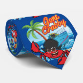 Funny Crab Necktie Stropdas (Opgerold)