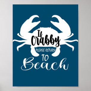 Funny Crab Seafood Lover als Crabby terugkomt Poster