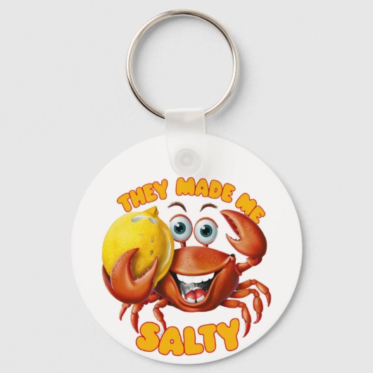 Funny Crab Sleutelhanger (Voorkant)