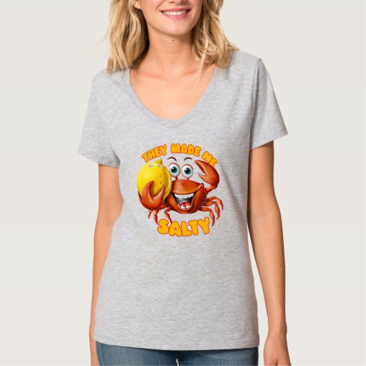 Funny Crab T-shirt (Voorkant)
