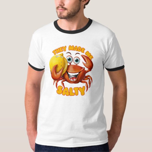Funny Crab T-shirt (Voorkant)