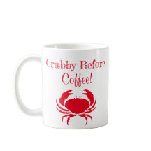 Funny Crabby voor Coffee Red Mok