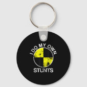 Funny Craest Dummy I Do My Own Stunts Sleutelhanger (Voorkant)