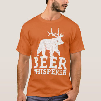 Funny Craft Beer Drink Gifts voor Beer Deer Beer T-shirt