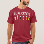 Funny Craft Beer Drinker Gift - Craft Night - T-shirt (Voorkant)