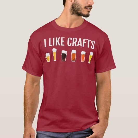 Funny Craft Beer Drinker Gift - Craft Night - T-shirt (Voorkant)