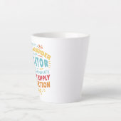 Funny Craft Hoarder Collector Quote Gezegde Latte Mok (Voorkant)