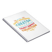 Funny Craft Hoarder Collector Quote Gezegde Notitieboek (Rechterzijde)