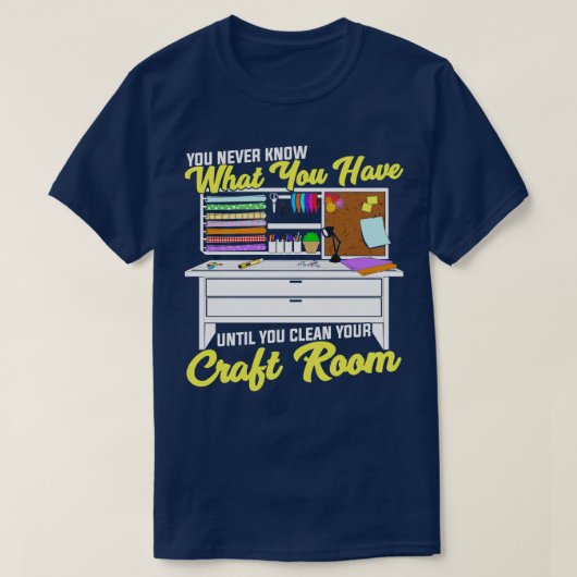 Funny Craft Room Hob T-shirt (Design voorkant)
