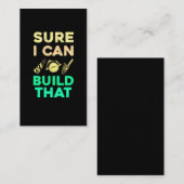 Funny Craftsman Dad Woodworking Husband Visitekaartje (Voorkant / Achterkant)