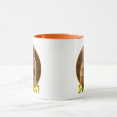 Funny Cranky Cat with Melthday Cupcake Mok (Midden)