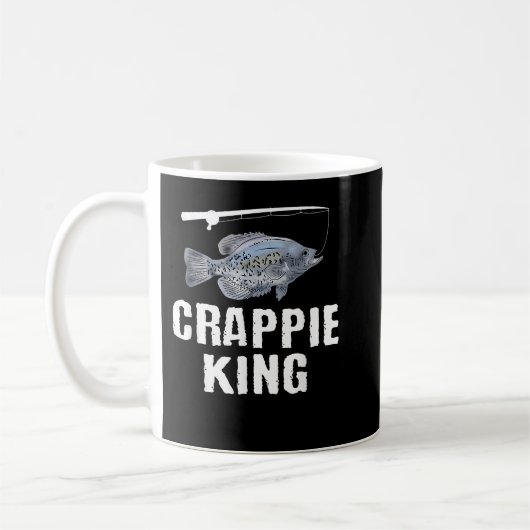 Funny Crappie Vist Pan Fish Freshwater Fisherma Koffiemok (Links)